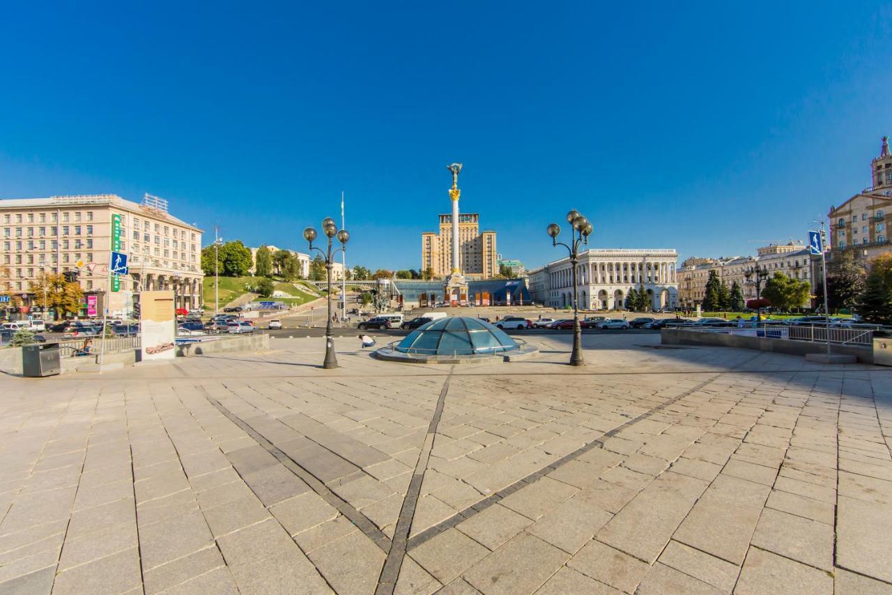 Однокімнатні апартаменти на Майдані, безконтактне заселення 24х7 Киев Экстерьер фото